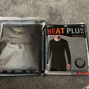 Bundle men’s 2 pack thermal long underwear XXL